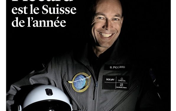 Le Matin Dimanche (SUISSE) du 18 Décembre 2016 : Bertrand PICCARD est le Suisse de l’année.